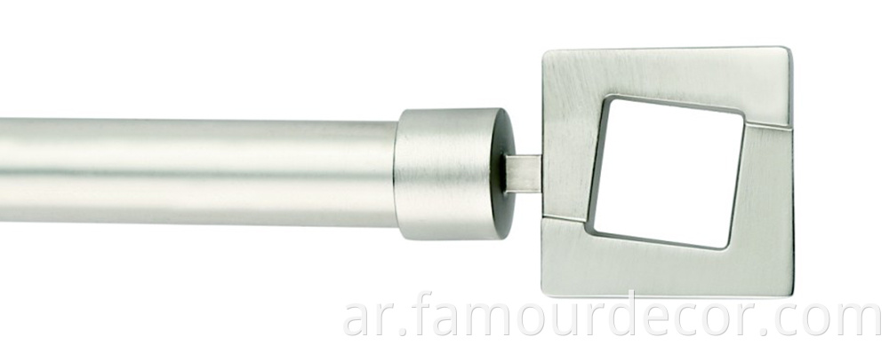 Sturdy retractable curtain rod